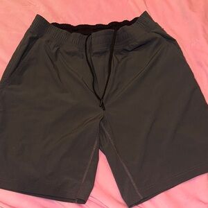 RHONE Men's Charcoal Athletic Shorts